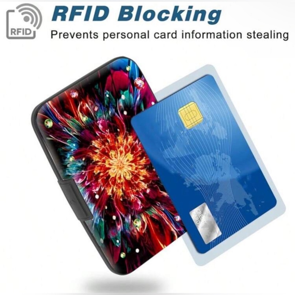 Mini RFID Aluminum Wallet/Credit Card Holder